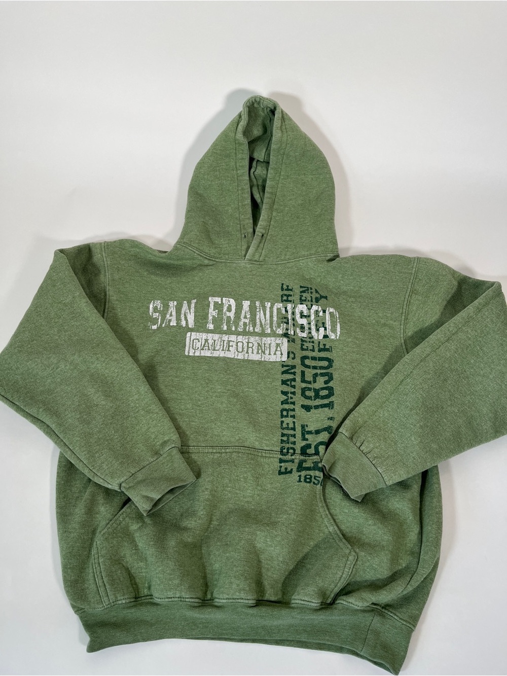 San Francisco Green Hoodie Sweater - Unbranded
